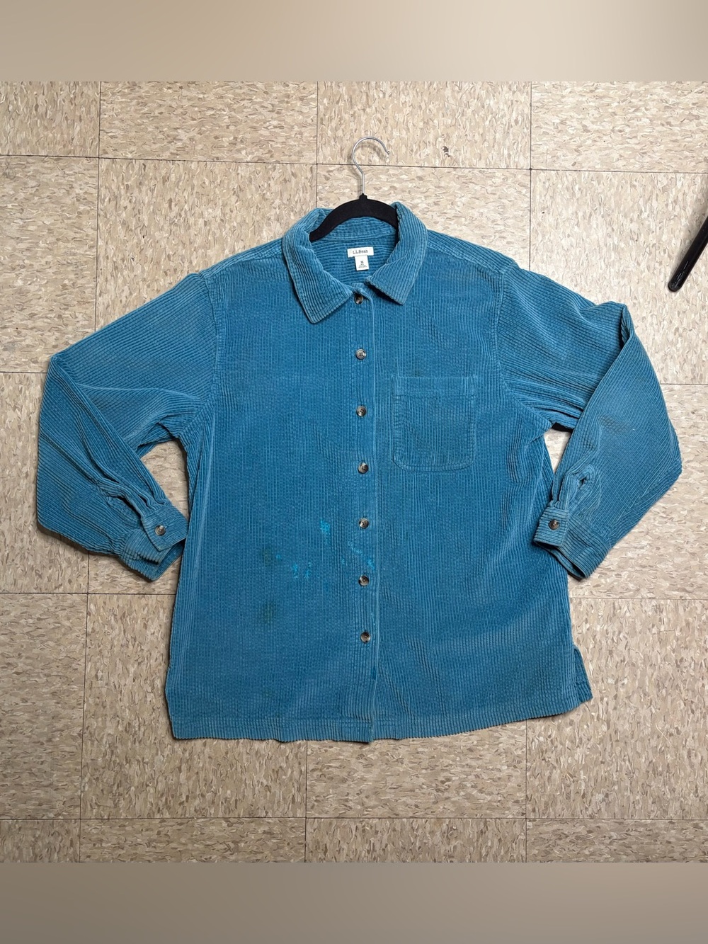 Vintage L.L. Bean Corduroy Button-Up Long Sleeve Shirt Women’s M